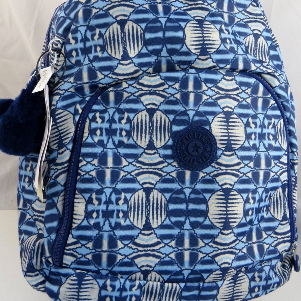 New with Tag KIPLING Carmine A Backpack w Furry Monkey